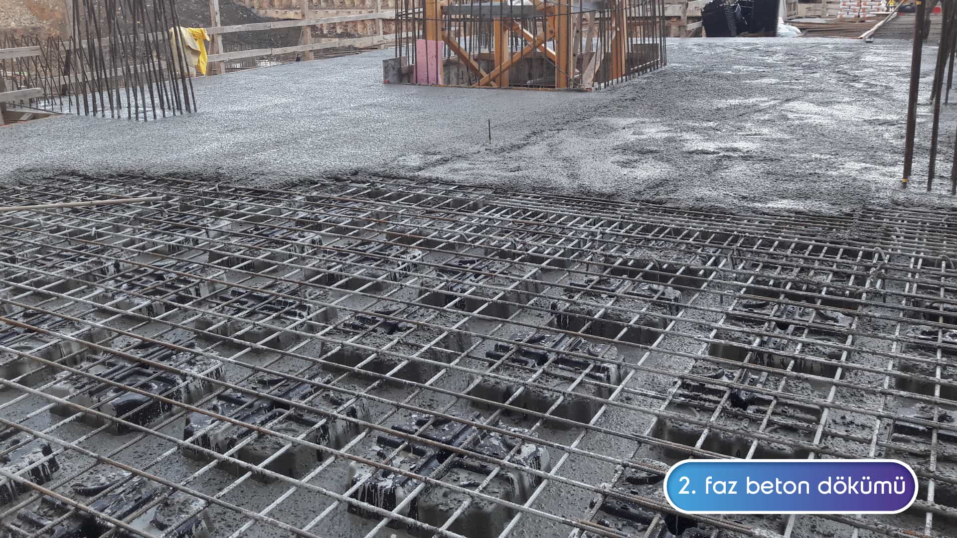 Volimax 2. faz beton dökümü